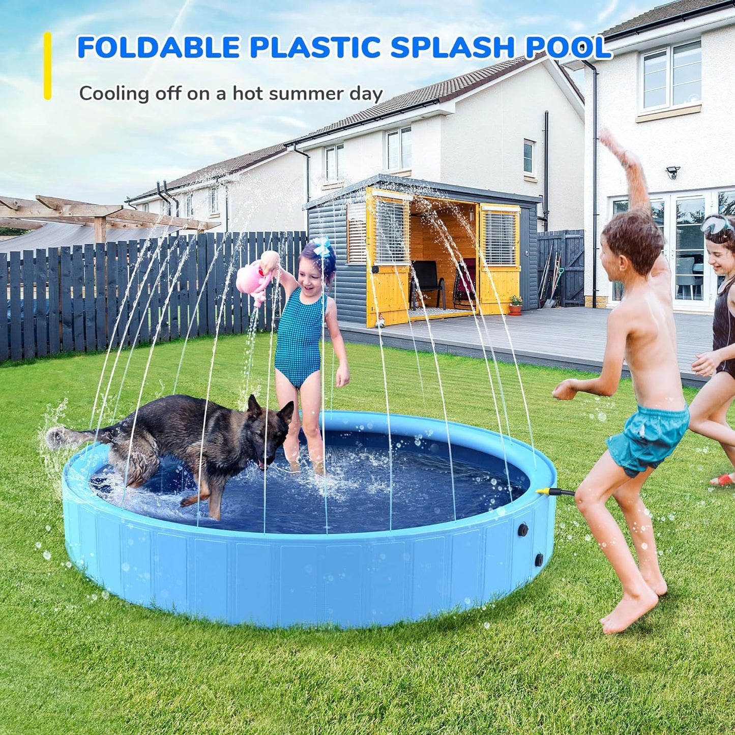 Portable Splash Fun Pool for Pets