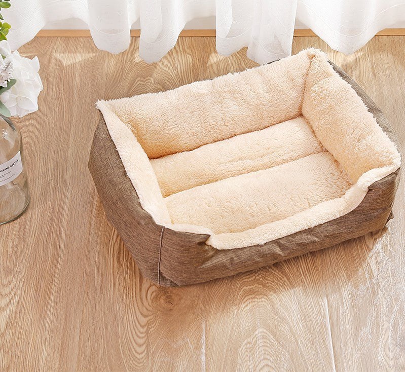 Cozy Fleece Pet Nest for Medium and Large Pets