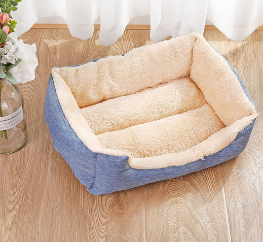 Cozy Fleece Pet Nest for Medium and Large Pets