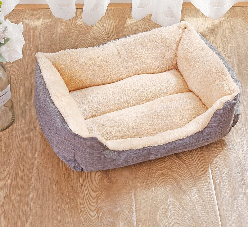 Cozy Fleece Pet Nest for Medium and Large Pets