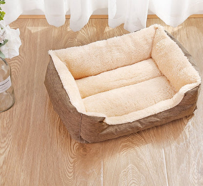 Cozy Fleece Pet Nest for Medium and Large Pets